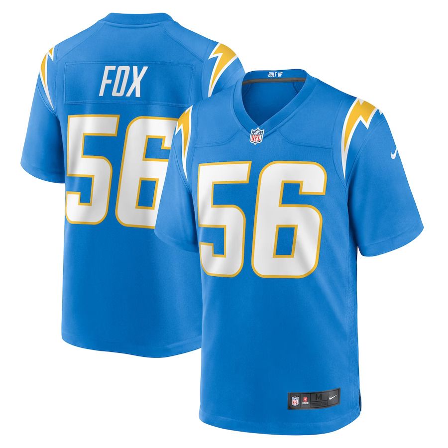 Men Los Angeles Chargers #56 Morgan Fox Nike Powder Blue Player Game NFL Jersey